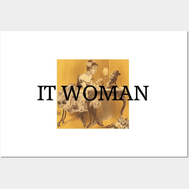 It Woman Wall Art by teepossible